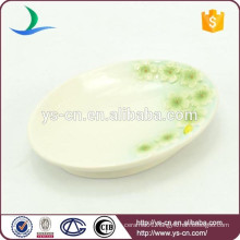 green Sinensis Flower soap dish